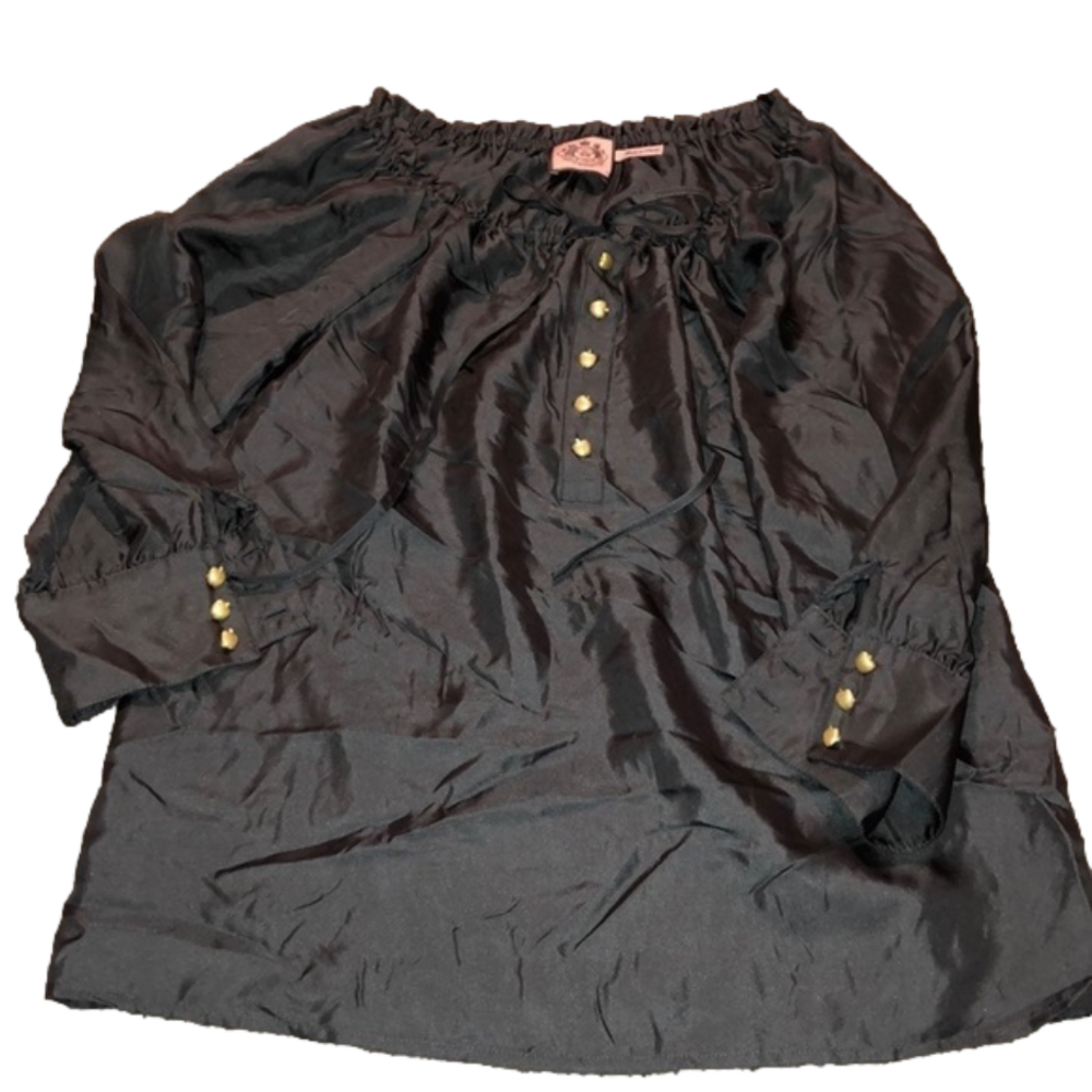 Juicy Couture Women’s Long Sleeve Silk Blouse Size 4